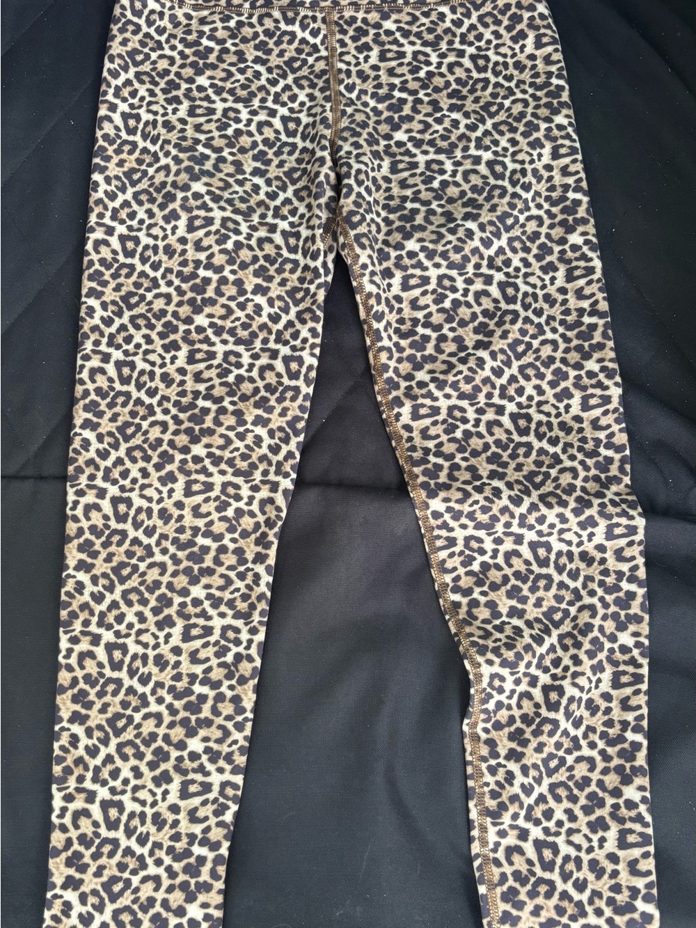 American Eagle Outfitters Leopard Print Leggings - Brown & Black